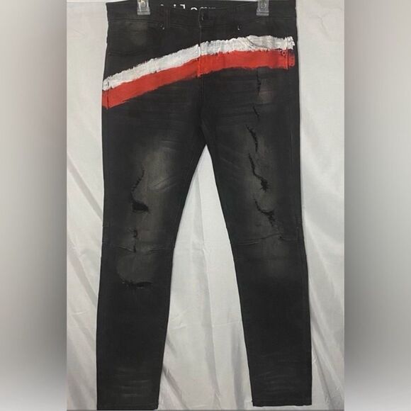 Black Kilogram Jeans Size 32 - Picture 1 of 6
